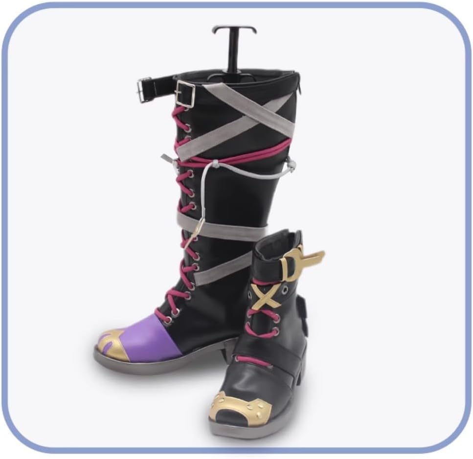 Game Arcane Jinx Cosplay Shoes for New Anime LOL Jinx Short Boots Woman Man Halloween Shoes