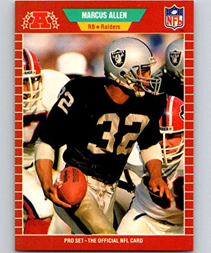 Football NFL 1989 Pro Set #182 Marcus Allen LA Raiders