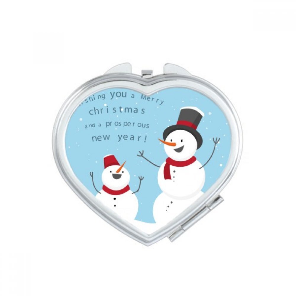 Miroir à main Joyeux Noël mignon pour retouches de soirée