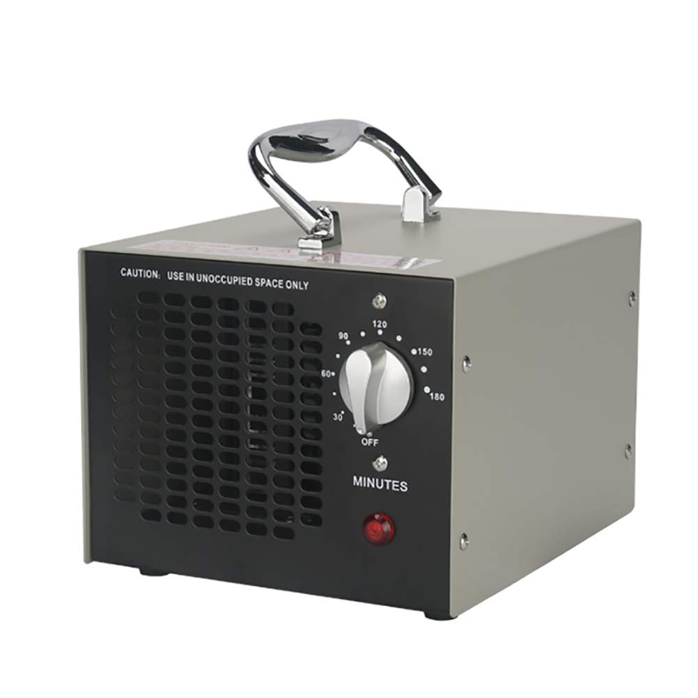 4000 mg/h Ozone Generator Commercial O3 Air Purifier Industrial Ozone Machine Heavy Duty Deodorizer Sterilizer Air Cleaner for for Rooms, Smoke, Cars and Pets,Black