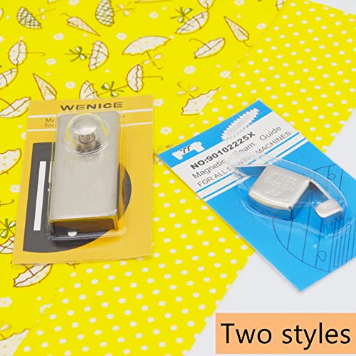 Magnetic Seam Guide For Sewing Machine,Wenice 2 Pieces Sewing Machine Accessories Of Guide Magnets #TOP1