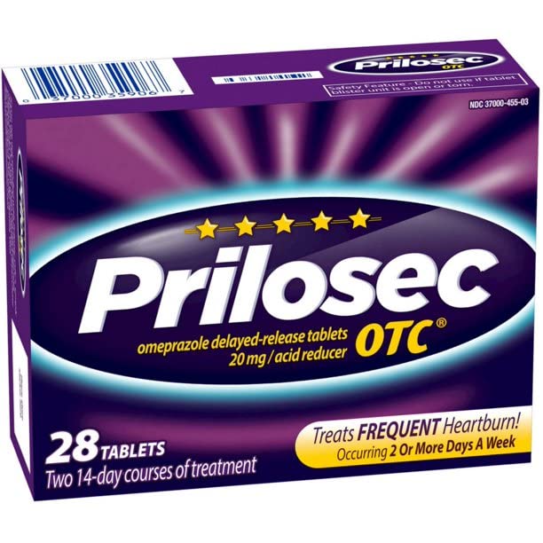 Prilosec OTC - 28 Tablets, Pack of 3