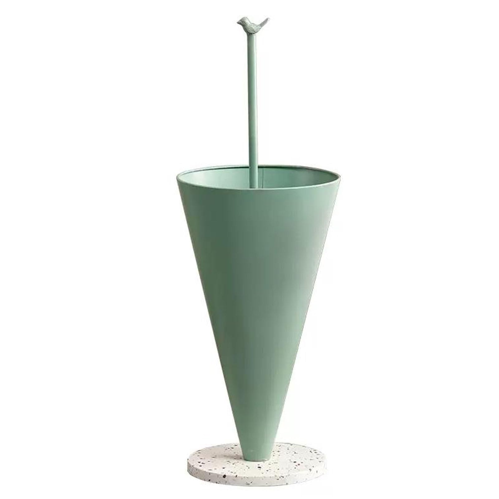 CFY652 Umbrella rack Creative Metal Umbrella Stand Rack, Free Standing Holder Storage Bin for Canes Walking Sticks at the Door for Entryway, Home, Office Decor Office(Green)