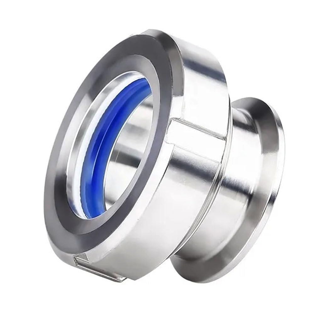 1,5 "(38 mm) OD50.5 Sanitarny wziernik z trzema zaciskami, wziernik ze stali nierdzewnej 304, 1 szt.