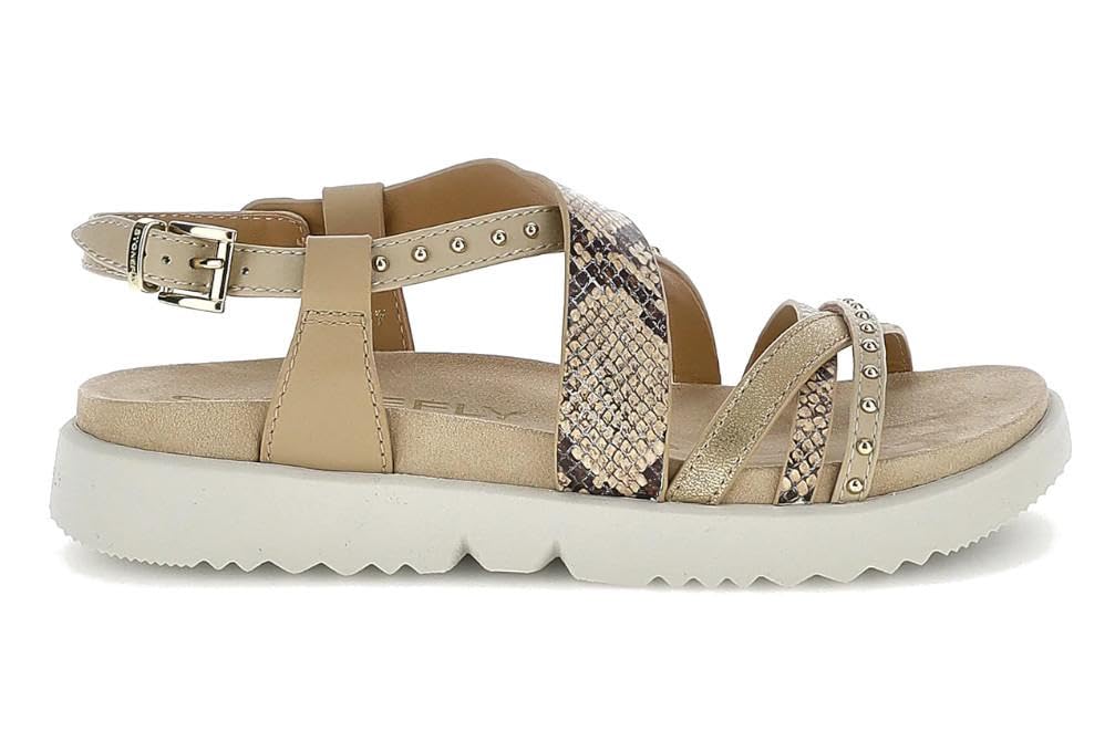 Sandali piatti Stonefly 223871 Riva 15 in marrone da donna - Donna