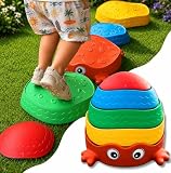Balanciersteine für Kinder ab 3 Jahren, rutschfeste Stapelsteine, 5er Set
