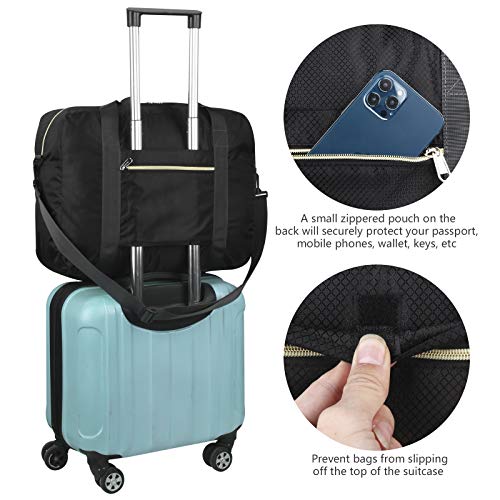 F.FETIVIN Personal item travel bag 18x14x8 for Spirit Airlines Lightweight carry on duffle bag waterproof for Gym,Sports,Vacation2