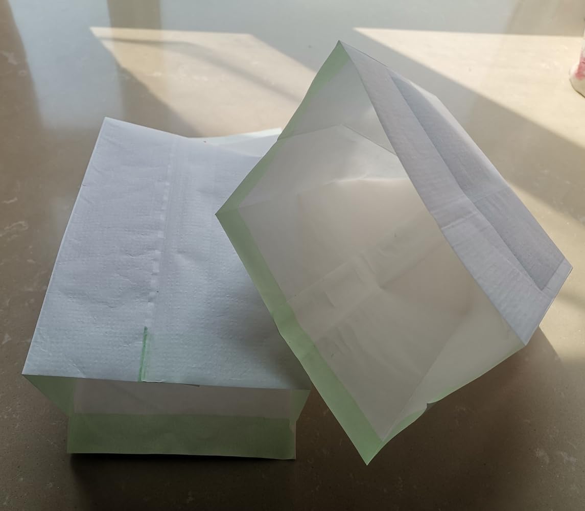 100Pcs Heat Sealing Microwave Popcorn Popper, Dispoable Pop Corn Packaging Bags with Greaseproof Paper (No pattern)