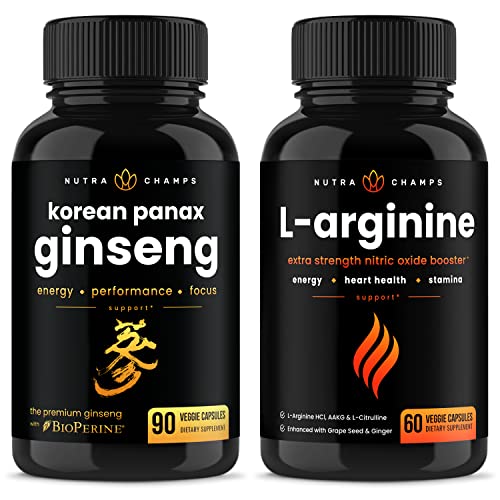 Nutrachamps Ginseng Gold Series And L-Arginine Bundle #TOP11