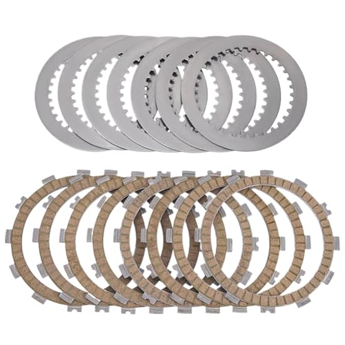 Kit disques d'embrayage garnis et acier pour moto cross KX250F 2004-2007