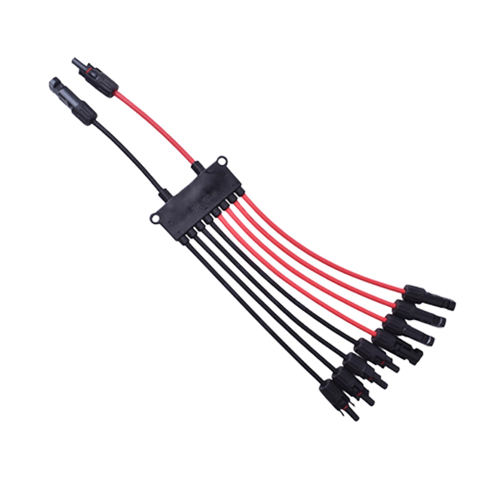 Solar Cable Splitter Photovoltaic Cable Routing Part with Y Type Branch Layout for Outdoor Extension and Joining Work for Use Solar Parallel Connectors