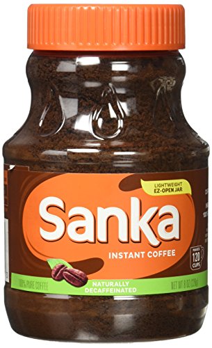 Sanka Decaf Instant Coffee (8 oz Jars, Pack of 4)