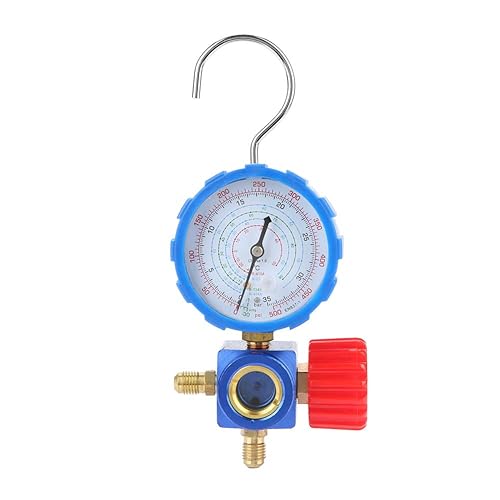 Miniatura 8 de Manifold Gauge Refrigerant Pressure List solo metro Aire Condición Manifold Gauge Coche AC Sistemas de refrigeración