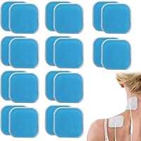 vcsjw 20 Stück EMS Gel Pad,Gel Pads Ersatzsets,Bauchmuskeltrainer Gel Pads Abs Trainer Ersatz Gel Pads,Gel-Pads Kompatibel Mit Beurer Em 59 Heat Geräten,Für Bauchtrainer Elektrische Muskelstimulation