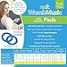 Womb Music Replacement Pads - [Pads Only] - 2 Pack Soft Silicone Gel Pad Set for The Wusic Pregnancy Belly Speaker - Washable, Reusable, Hypoallergenic, Securely Stays in Place