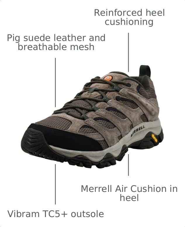 Image of Merrell Men's Moab 3 Hiking Shoe