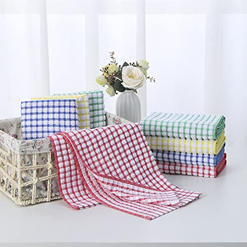 Oeleky Dish Towels For Kitchen 15X26 Inches, Pack Of 8 Cotton Kitchen Towels For Drying Dishes, Absorbent Bar Mop Towels (Multi, 15X26 Inches) #TOP5