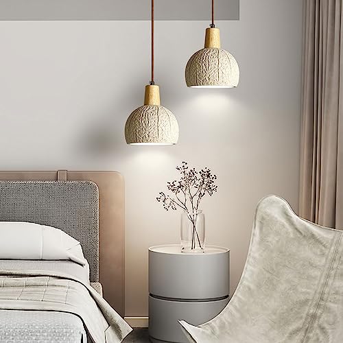 Lustre de style industriel moderne en béton architectural salon chic - 5
