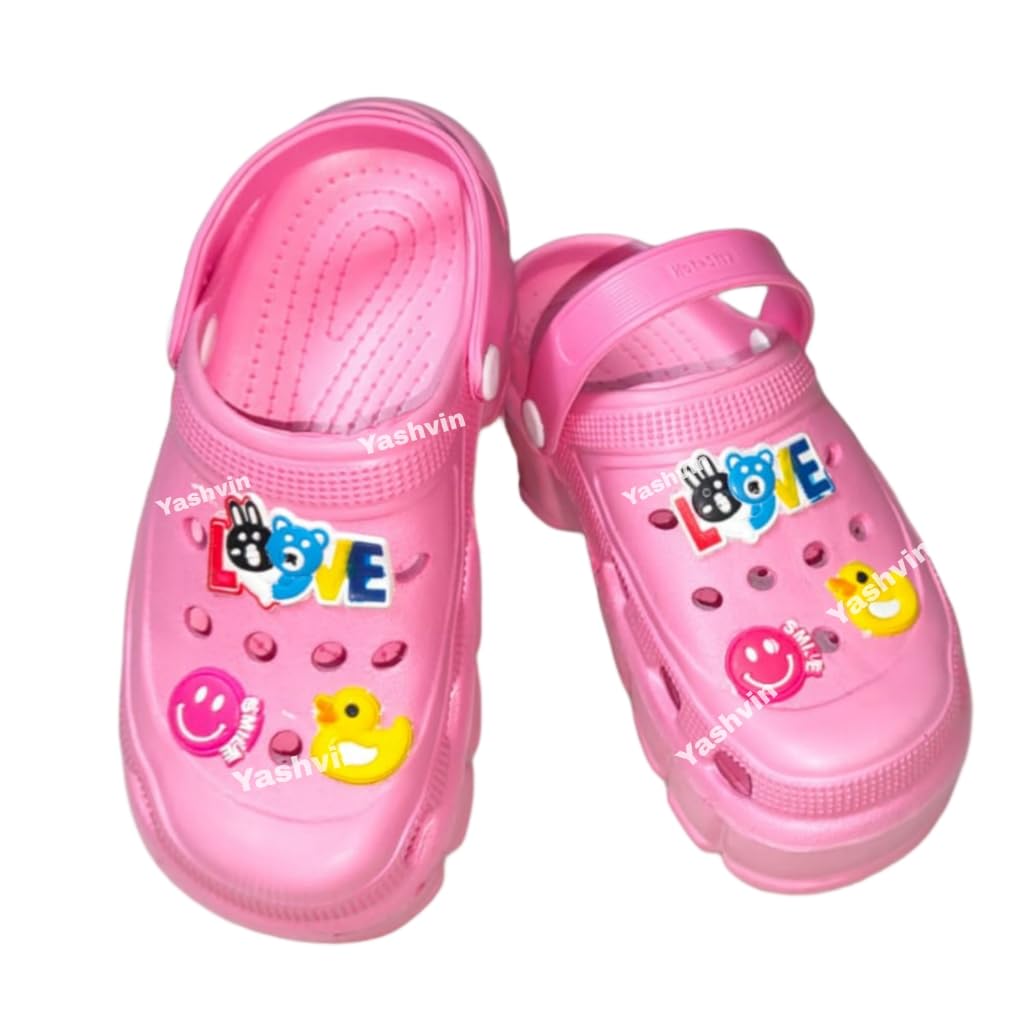 yashvin Women's Ultrasoft Clogs/Sandals with Adjustable Back Strap| Comfortable & Light Weight | Stylish & Anti-Skid | Everyday Use for Girls/Ladies UK-Crocs-6688-picture-11