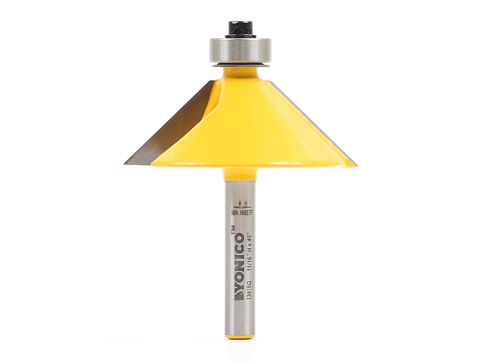 Yonico 13915q 45 Degree Bevel Edge Forming Router Bit 1/4-Inch Shank
