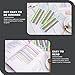 Tofficu 4pcs Professional Reading Strips Portable Highlighting Tabs for Enhanced and Visual Tracking for Students and Office Use Multi-Color Options Easy to Carry