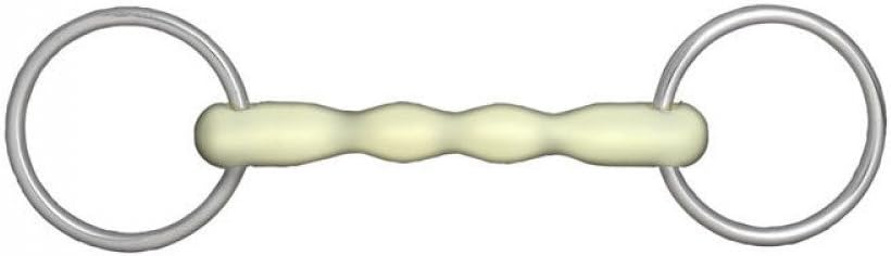 HORZE Apple Flavor Mullen Mouth Loose Ring Snaffle Bit