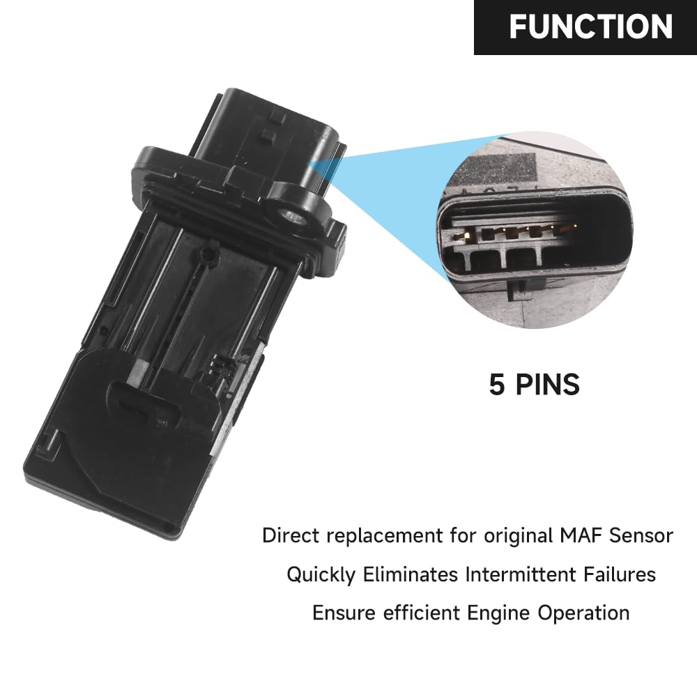 JDMON Mass Air Flow Sensor MAF Replacement For Nissan Altima 2.5L Sentra Infiniti M35h 3.5L Q50 Q70 QX60 2014-2017 Replaces# 22680-1MG0A 226801MG0A AF10450 MAF0102 In | Whizz Mass Air Flow - Foto 3