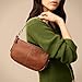 Fossil Women's Jolie Leather Small Shoulder Bag Purse Handbag, Brown (Model: ZB1877200)