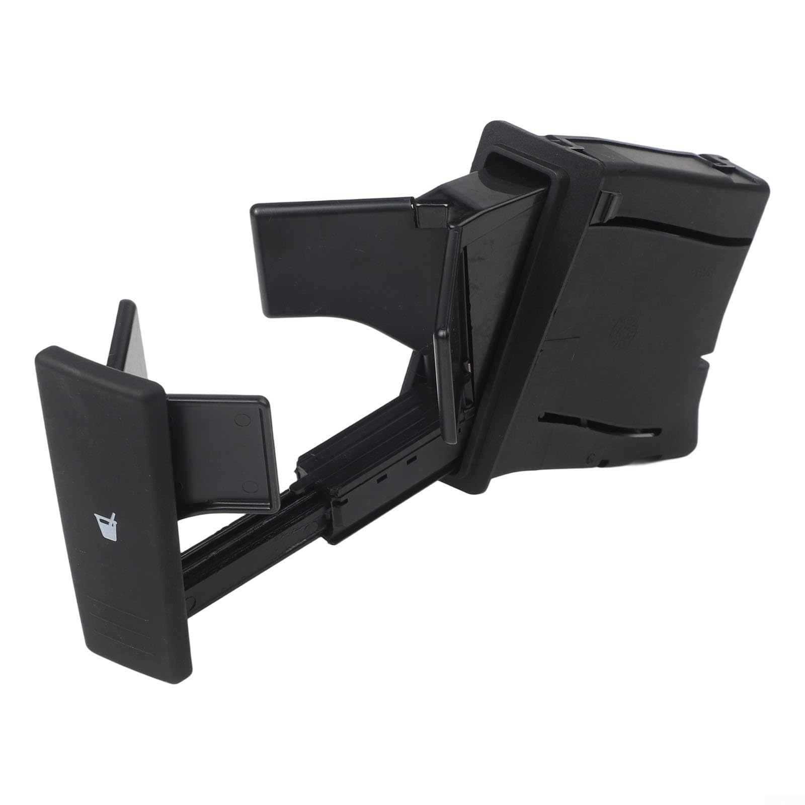 Support de Console Centrale en Plastique Noir Compatible avec Polo 9N 2002-2010, Porte-Gobelet de Tableau de Bord, Référence OEM 6Q0858602E, Accessoire de Remplacement Intérieur pour