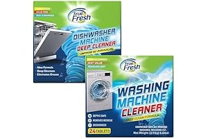 Affresh Washing Machine Cleaner Dishwasher Tablets - Laundry Cleaner, HE Compatible, Deodorizer...