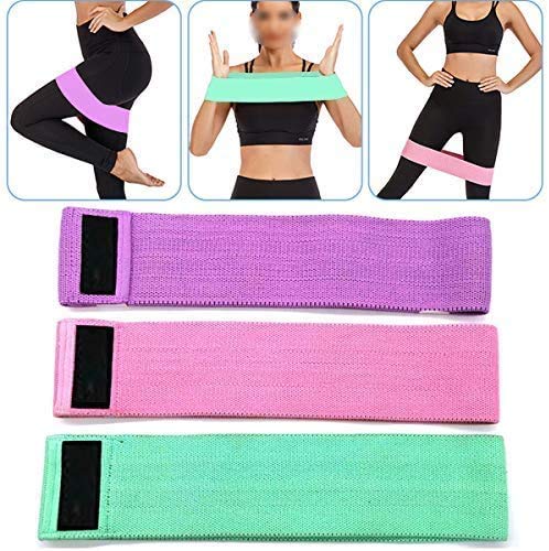 VOK Resistance Bands for Legs and Butt Exercise Bands-Non Slip Elastic Booty Bands, 5 Levels Workout Bands Women Sports Fitness Band for Squat Glute Hip Training