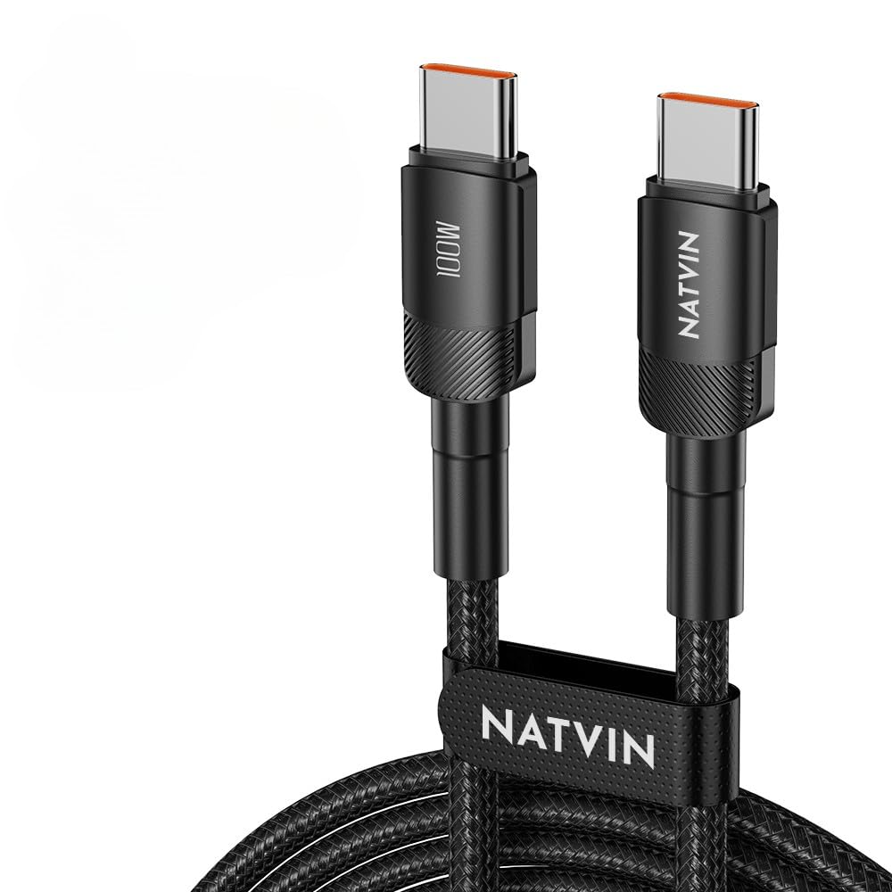 See full amazon price history chart for NATVIN 100w Type C To Type C 3.4ft PD (Power Delivery) Cable with Qc (Quick Charge) 4.0 Super Fast Charging And High Speed Data Transfer for Iphone 15, Samsung, OnePlus And All Other Type C Devices NATVIN 100w Type C To Type C 3.4ft PD (Power Delivery) Cable with Qc (Quick Charge) 4.0 Super Fast Charging And High Speed Data Transfer for Iphone 15, Samsung, OnePlus And All Other Type C Devices (B0CTD7PJSW) Amazon Price History, Amazon Price Tracker