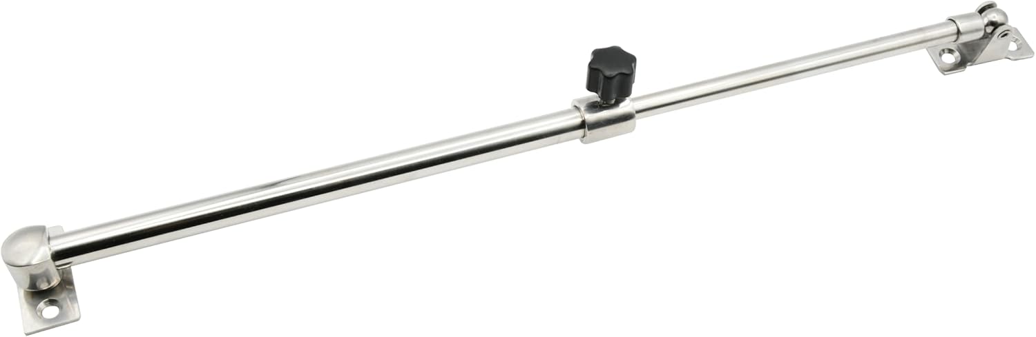 Vinland Marine Stay Adjuster Length 9.8" ~ 21", 304 Stainless Steel, Marine Hatch, RV Hatch Holder, Boat Windshield Support Bar, Boat Window, Boat Hatches Marine Yacht, Boat Hatch Cover