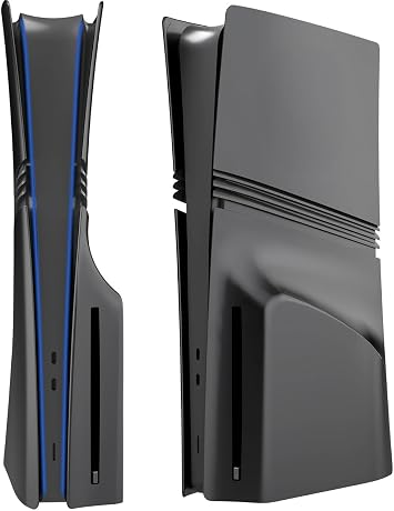 Faceplates for PS5 Pro Consoles   Replacement Console Covers for PlayStation 5 Disk & Digital Pro Consoles, Multiple Colours, Scratch-Resistant PRO CONSOLE WITH DISK BLACK