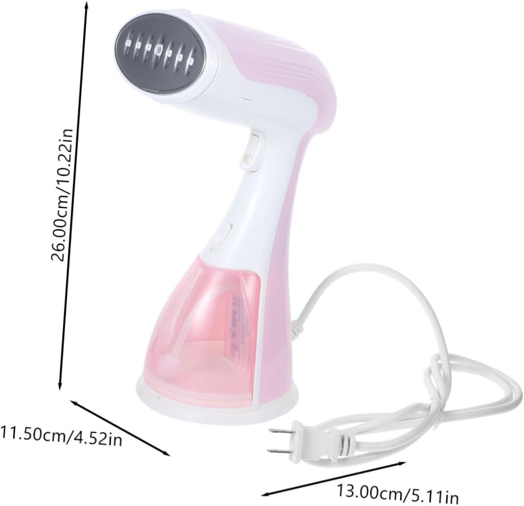 Portable Handheld Steam Iron for Travel Compact Electric Garment Steamer Large Capacity Lightweight Wrinkle Remover for Home and Travel