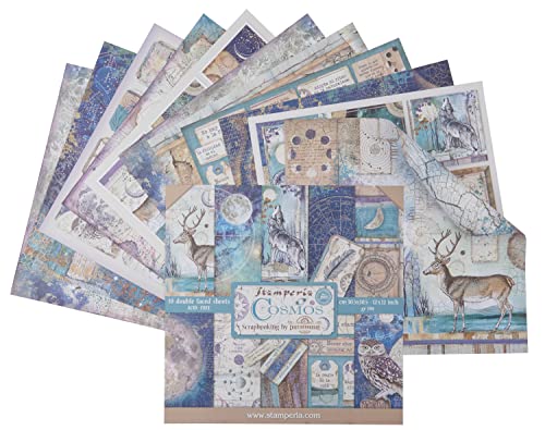 Stamperia Blocco di Carta 10 Fogli Double-Face