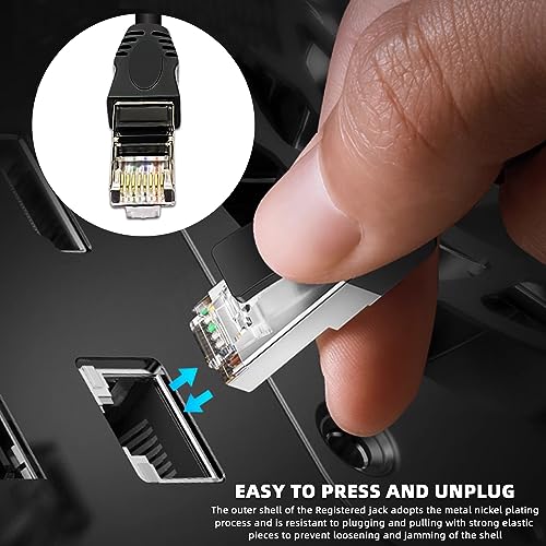 Cable Extensor Ethernet Cat 6 V TELESKY 1 m RJ45 2 Pack miniatura 5