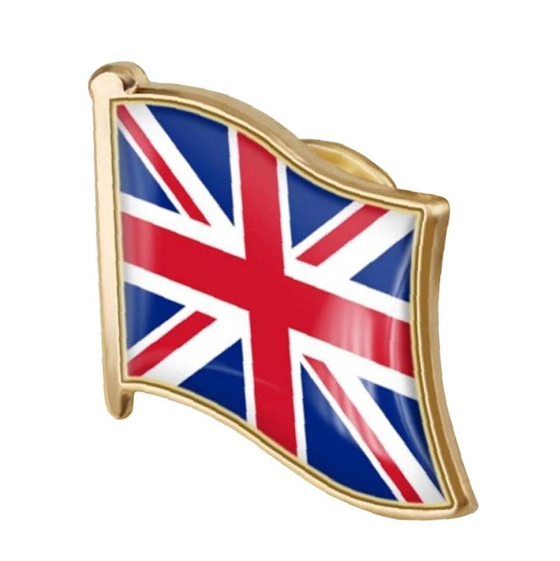 Pinicecore Uk Flag Brooch 1Pc Union Badge Metal Lapel Pin United Kingdom Flag Union British Patriotic British Badges
