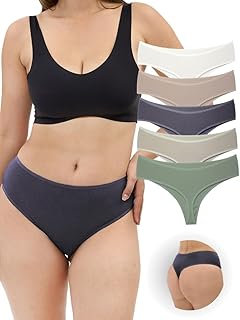 ALYA UNDERWEAR 5'li Paket Yüksek Bel Toparlayıcı Pamuklu Tanga Külot