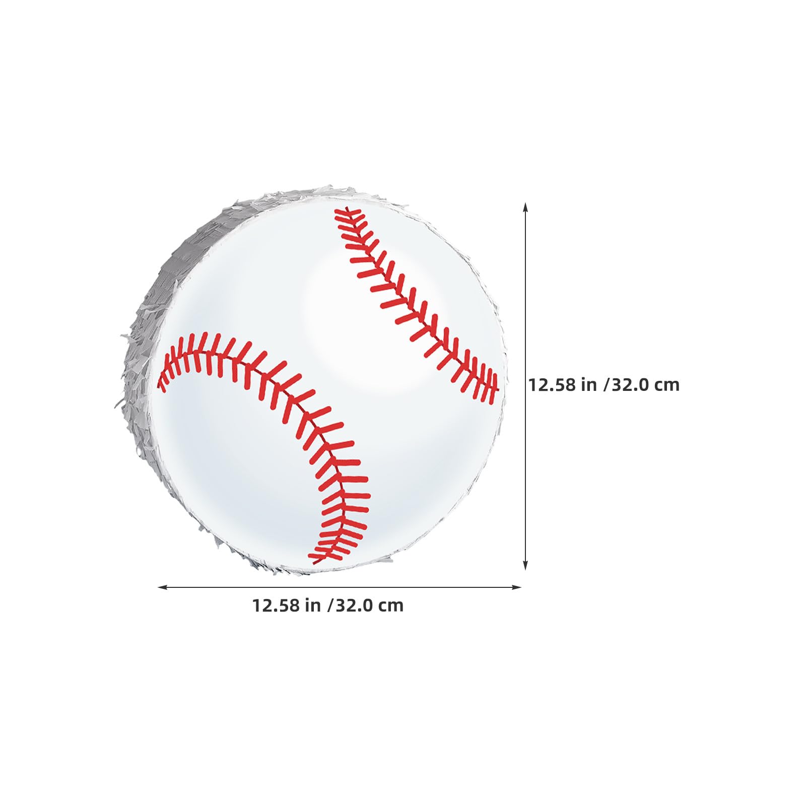 UPKOCH Zestaw Pinata Baseball z Opaską na Oczy, Kijem i Konfetti – Dekoracja na Urodziny Chłopca, Sportowa Tematyka