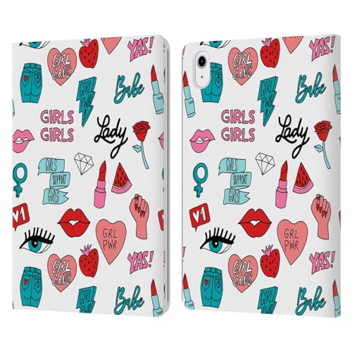 Funda tipo libro para iPad Air de ilustración moderna ideal para organizar tu oficina en casa