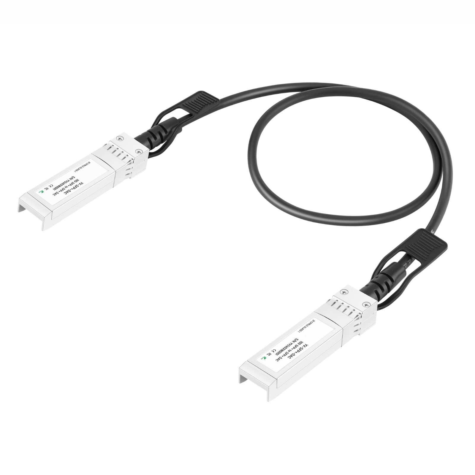 HANUTECH SFP Cable,10G SFP+ to SFP+ DAC, 10GBASE-CU Passive Direct Attach Copper Twinax Cable for for Cisco SFP-H10GB-CU0.5M,Ubiquiti,D-Link,Netgear,Mikrotik Devices,Passive (1 Meter)-image-18