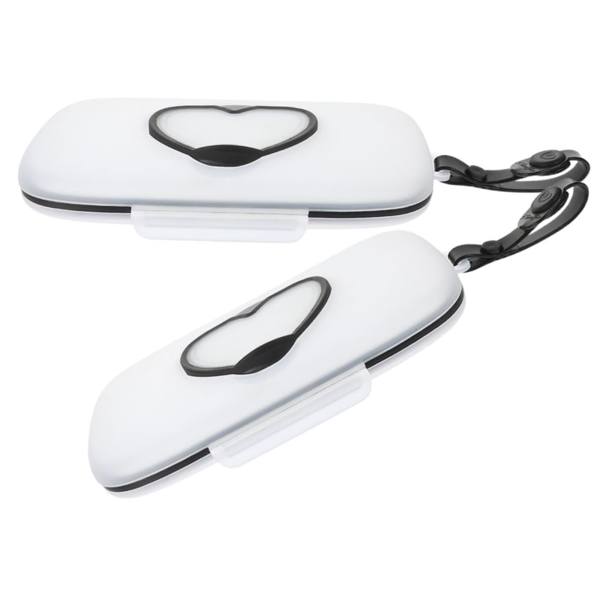 Unomor Tissue Box Cover Reusable Wipes Dispenser Wipe Holder for Bathroom Travel Compact Pp Material