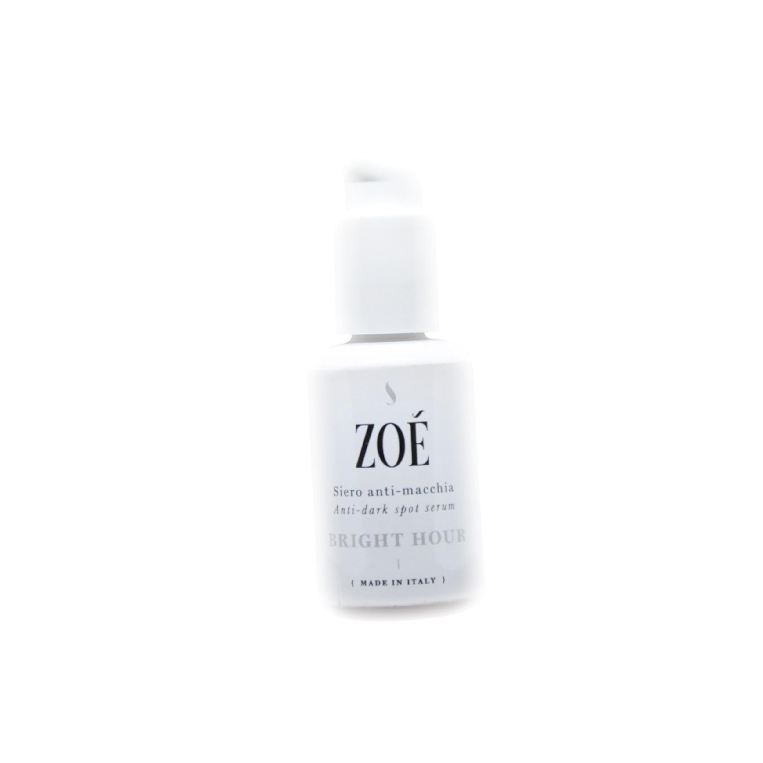Bright Hour Siero Viso Antimacchia Schiarente Clinicamente Testato con Acido Ialuronico – Uniforma il Tono, Riduce Macchie da Sole/Ormoni/Invecchiamento – 30 ml