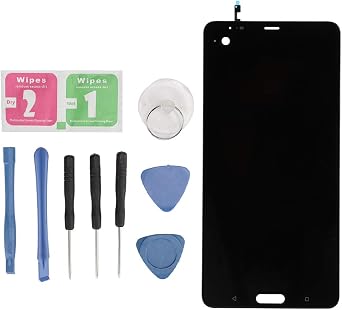 LCD Display Touch Screen Replacement for HTC U Ultra, 5.7inch Phone Screen Parts, Touch Panel with Disassembly Tools, Compatible for HTC U Ultra Smartphone Without