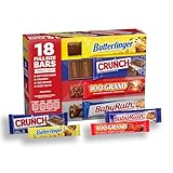 Assorted Butterfinger, Crunch, Baby Ruth, and 100 Grand Full Size Chocolates, 18 count, 31.2 oz