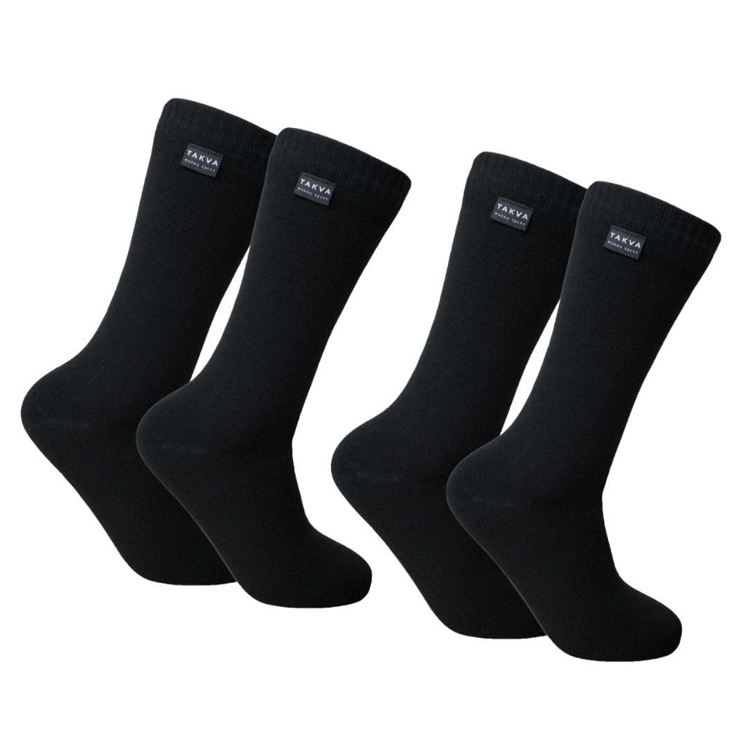 TAKVA Wudhu Socks | Bamboo Rayon Breathable Waterproof Socks Suitable for Various Outdoor Activities (Unisex)