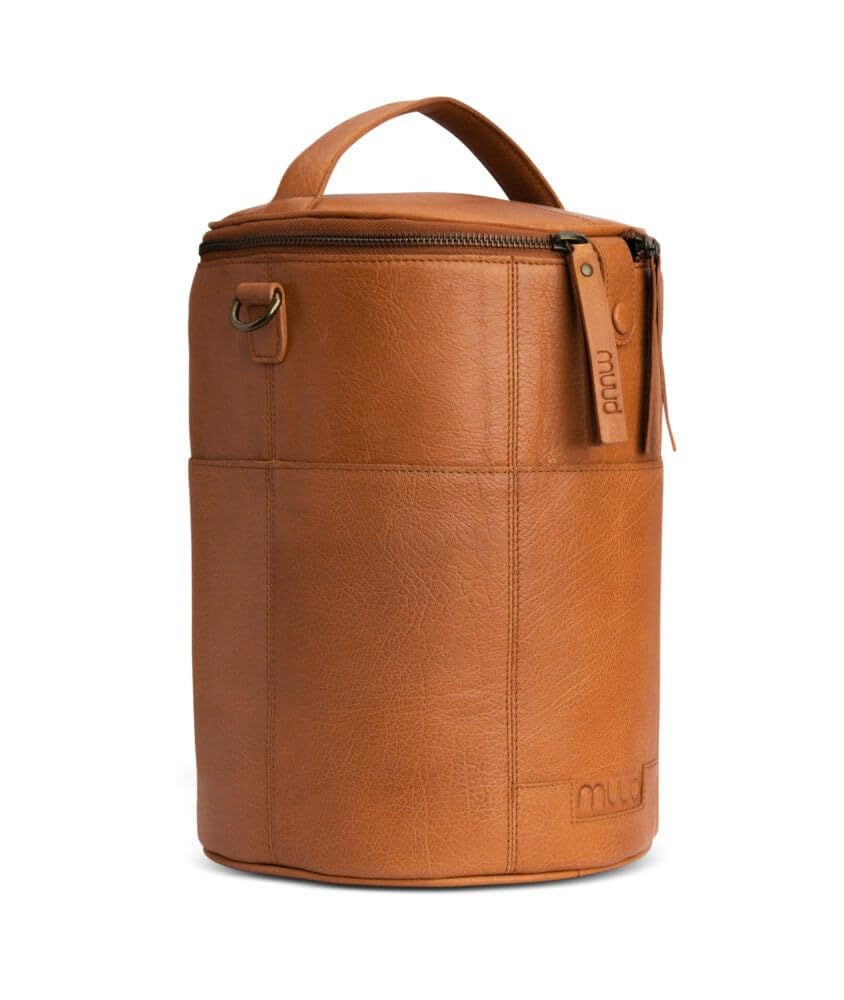 muud Saturn XL - Bolsa de piel hecha a mano para whisky
