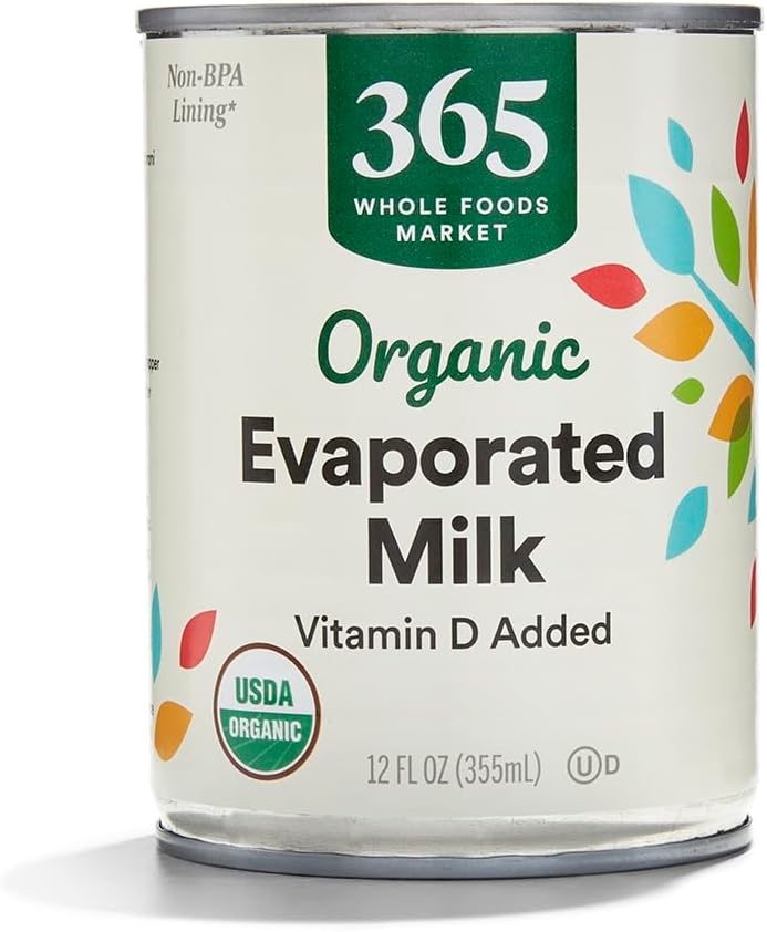 organic evaporated milk (already clean)