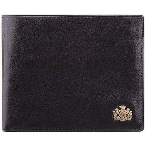 Portefeuille horizontal WITTCHEN noir pour cartes et billets